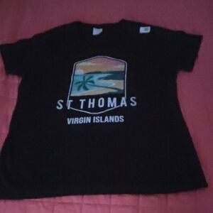 St. Thomas Virgin Islands Kids T-Shirt - Black